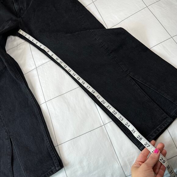 Abercrombie & Fitch Jeans Womens 27 Extra Short Black 90s Relaxed Curve Love New - Picture 10 of 11